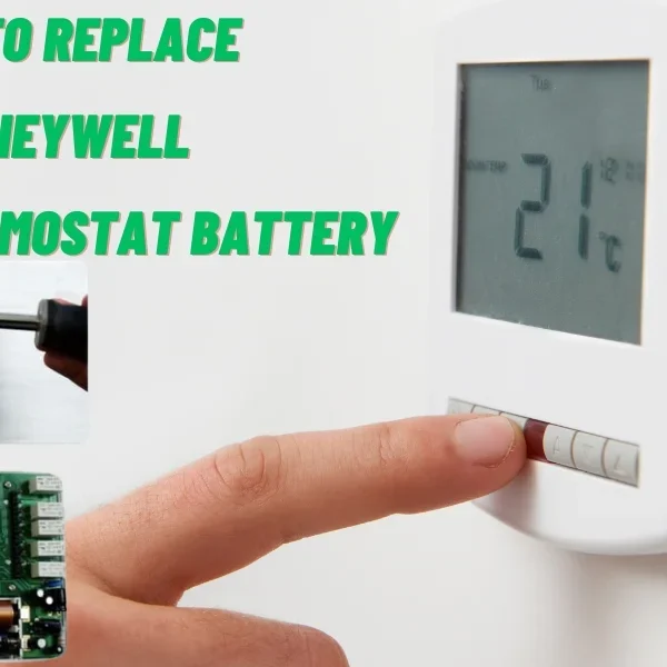 how to replace honeywell thermostate battery